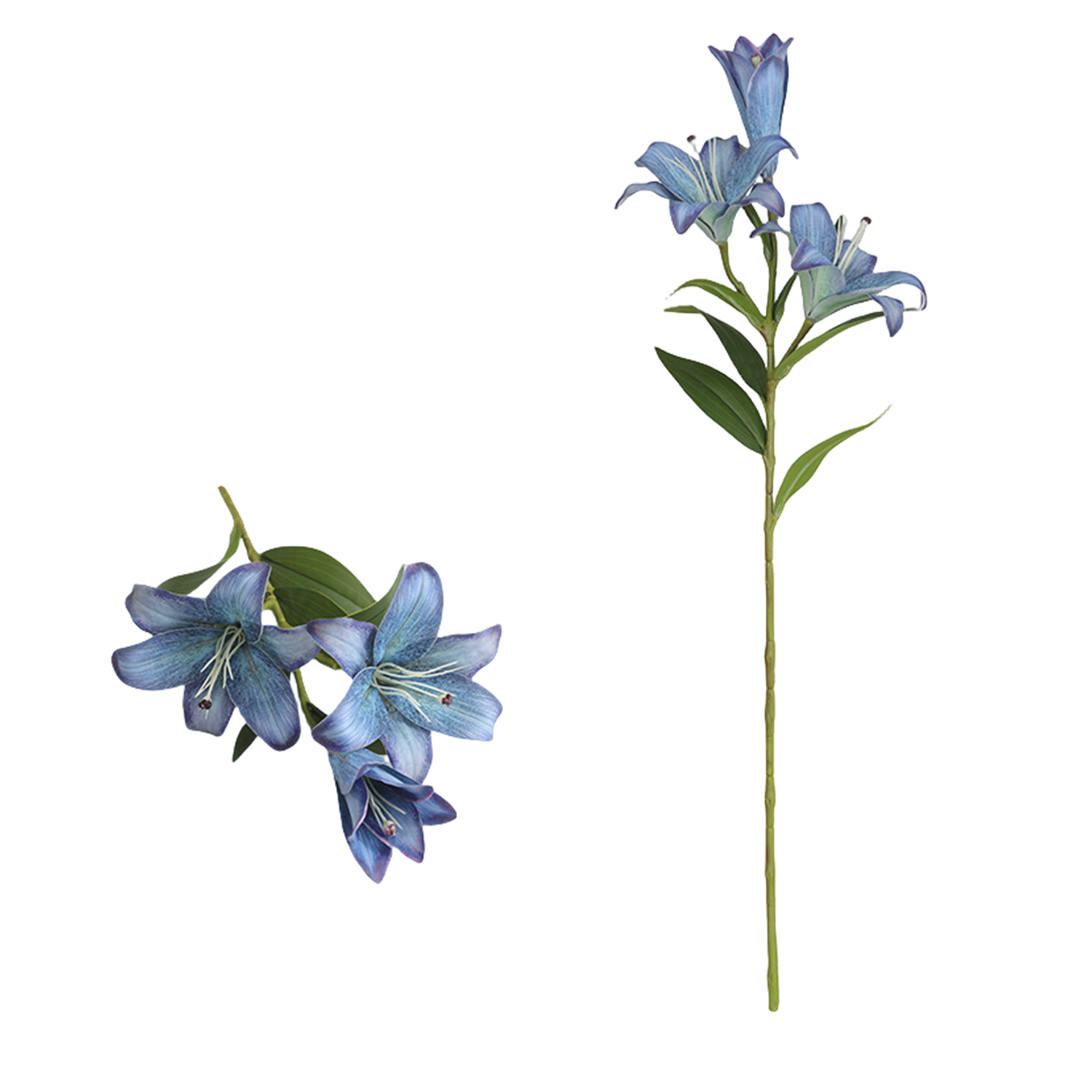 70 cm Vintage-Farbübergangs-Lilien mit angenehmer Textur für Hausdekoration