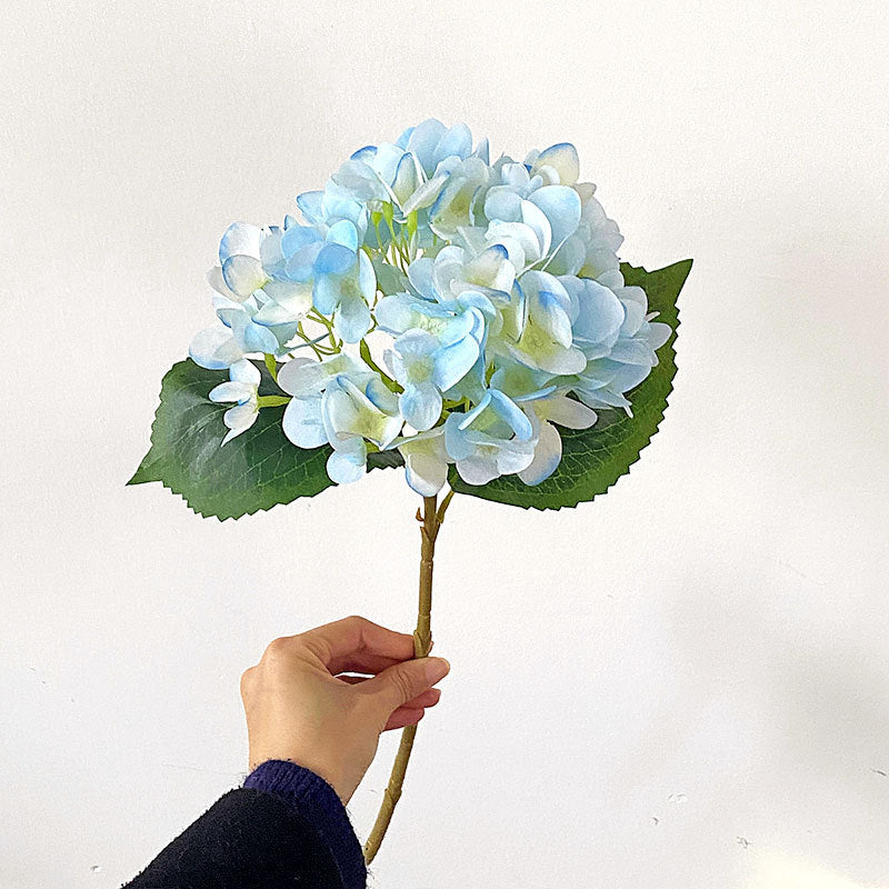 47 cm Künstliche Hortensien aus Seide | Künstliche Blumen für Heim- und Hochzeitsdekoration