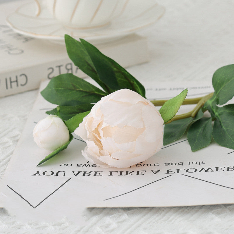 47 cm künstliche Seide-Pfingstrosenstängel – Für Hochzeit & Heimdekoration