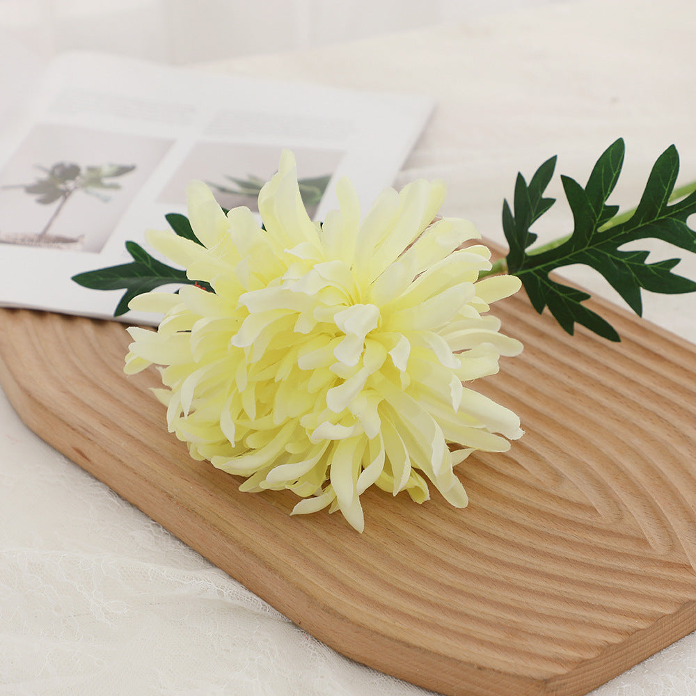 Großhandel 45cm Kunst-Pfingstrosen "Claw Chrysanthemum Premium Kräuselblumen für Party-Dekoration