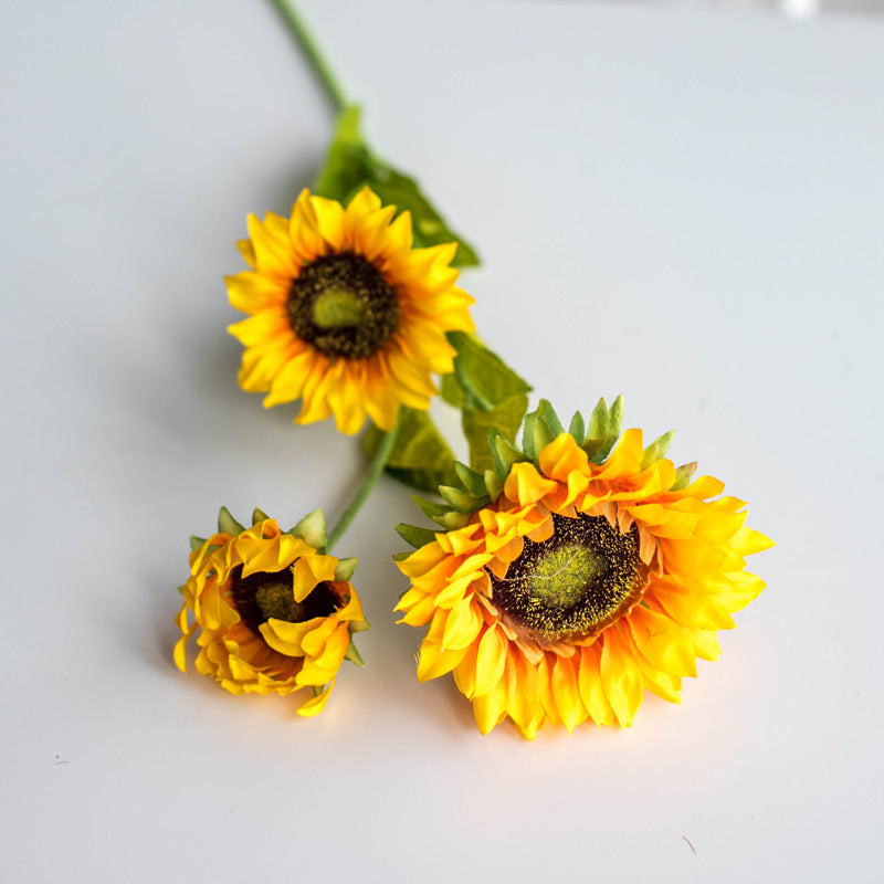60cm künstliche Sonnenblume - Realistische Kunstblume für Blumenarrangements, Home Decor, Hochzeitsbuketen, DIY-Handwerksprojekte
