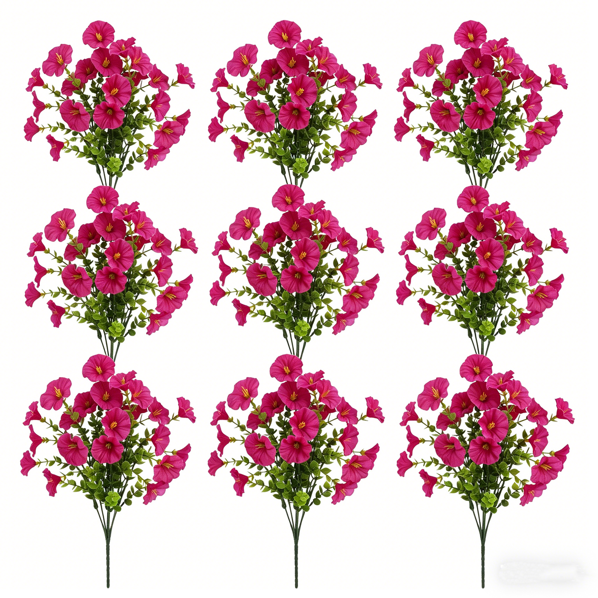 9er-Set Kunstblumen wie Echt – UV-beständig & wetterfest für Balkon & – kunstblumenshop