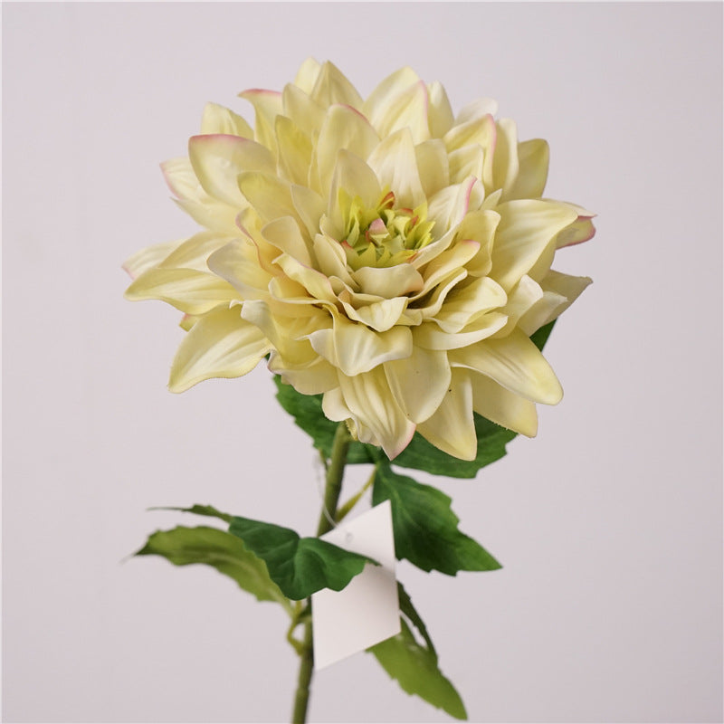 60 cm künstliche Dahlien mit feucht haltender Textur zur Heimdekoration