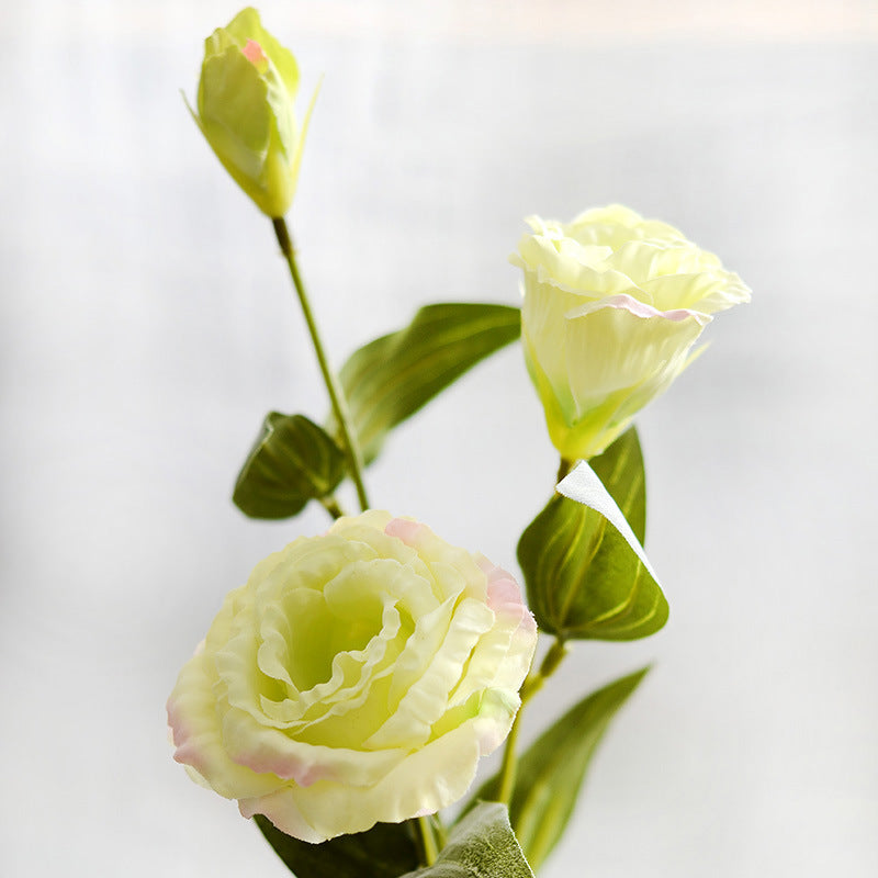 10 Stücke 70cm künstliche Eustoma-Blumen – Seidenblumen zur Heimdekoration
