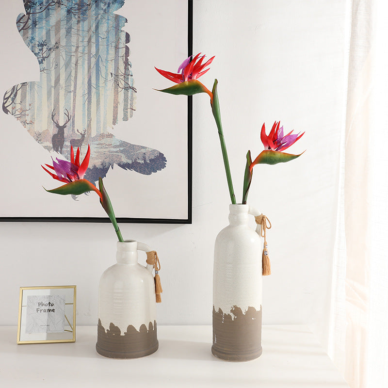 80 cm künstliche Strelitzien – für Heim, Garten, Büro, Veranda & Hochzeitdekoration