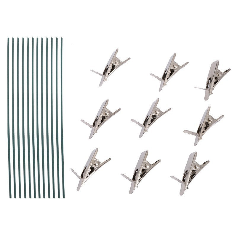 Metall-Clips & Stiele für Weihnachtsbaum-Dekoration, 18 cm Stiel oder 2,3 cm Clip, für Floristen, Hochzeiten, Bastelbedarf, Großhandel