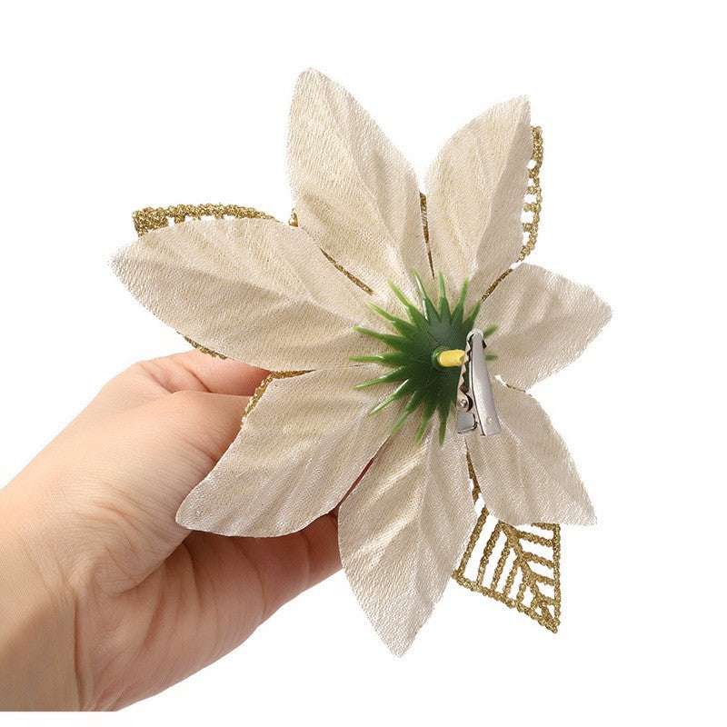 Metall-Clips & Stiele für Weihnachtsbaum-Dekoration, 18 cm Stiel oder 2,3 cm Clip, für Floristen, Hochzeiten, Bastelbedarf, Großhandel