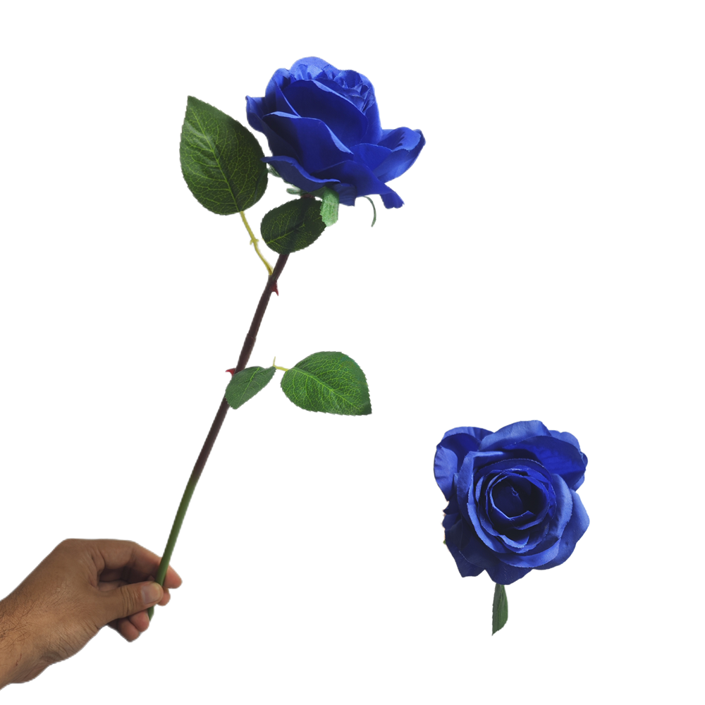 40 cm Künstliche Seidenrose | Silk Rose | Hochzeits- & Heimdekoration | 16 Farben
