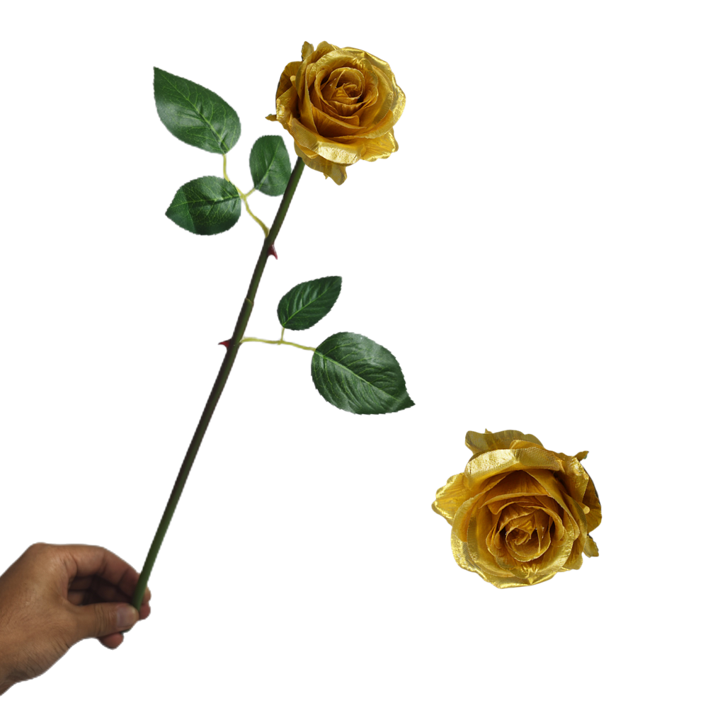 40 cm Künstliche Seidenrose | Silk Rose | Hochzeits- & Heimdekoration | 16 Farben