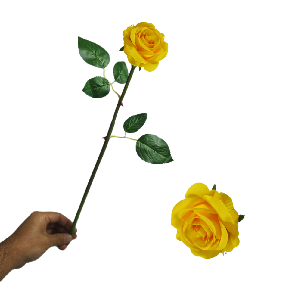 40 cm Künstliche Seidenrose | Silk Rose | Hochzeits- & Heimdekoration | 16 Farben