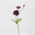 Mohnblume künstlich 38 cm, hochwertiger Real Touch Mohn-Stiel, täuschend echt für Vase, Hochzeitsdeko, Arrangements & Landhausstil