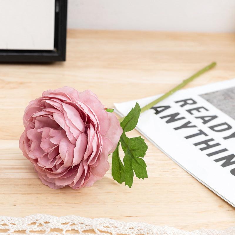 Künstliche Seiden-Pfingstrose, 30 cm, realistische Blume für Hochzeit, Dekoration, Floristik, Großhandel, 1 Stiel