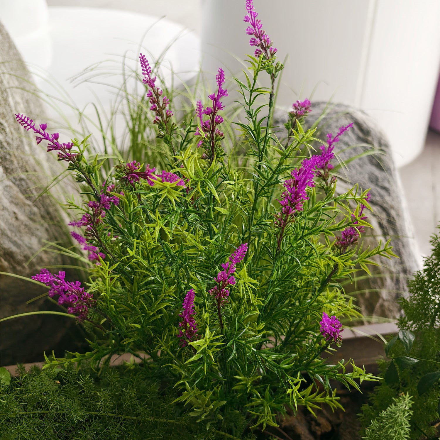 57 cm künstliche Erika/Erikabusch/Heidekraut mit 24 Stielen