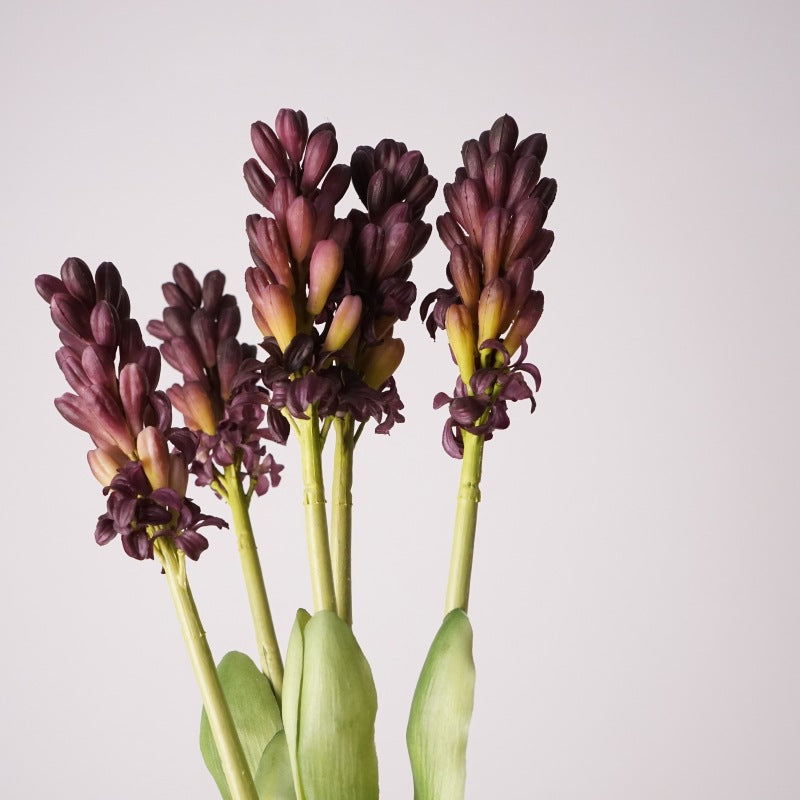 40 cm künstliche Hyazinthen mit weicher Gummitextur zur Heimdekoration