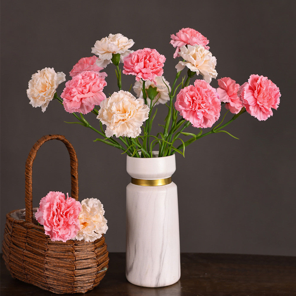 50 cm künstliche Nelken Real-Touch-Qualität – für Hochzeits- & Heimdekoration