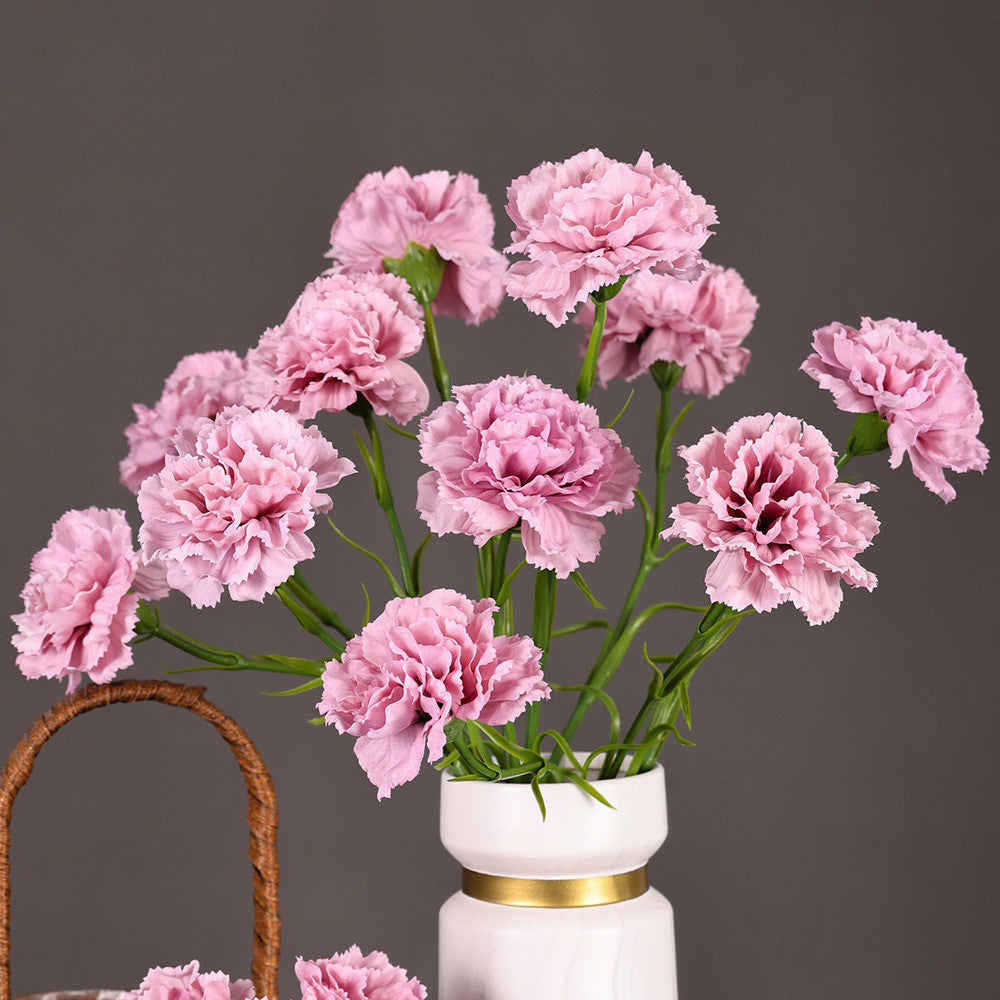 50 cm künstliche Nelken Real-Touch-Qualität – für Hochzeits- & Heimdekoration