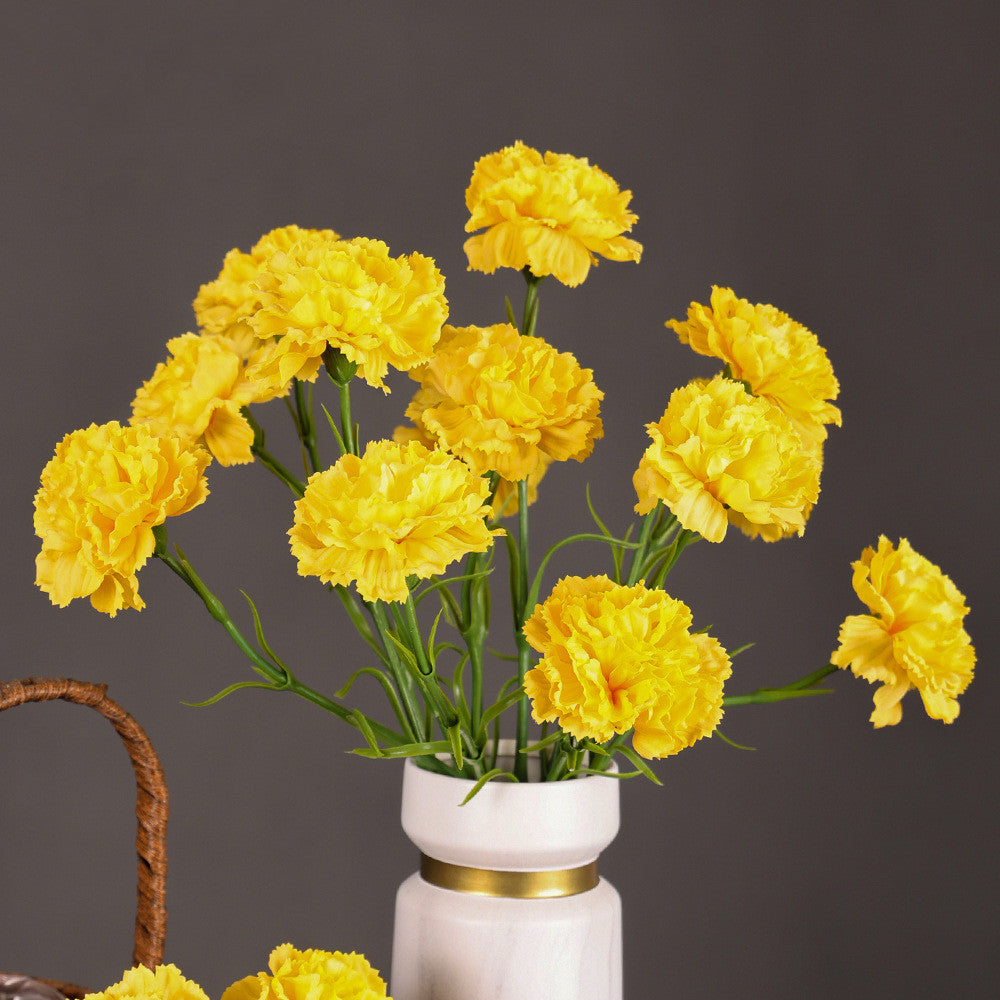 50 cm künstliche Nelken Real-Touch-Qualität – für Hochzeits- & Heimdekoration