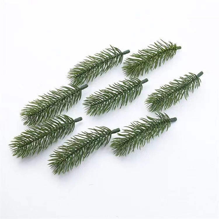 10 cm lang 60 Stück künstliche Tannenzweige Adventskranz-Deko
