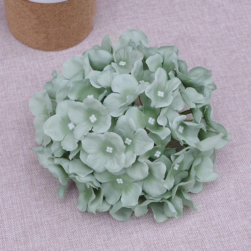 künstliche Hortensien Köpfe mit Stielen, Flauschige große Rispenhortensie gefälschte Blumen für DIY Blumenarrangements, Hochzeitsfeier Home Office Dekor, Herzstück