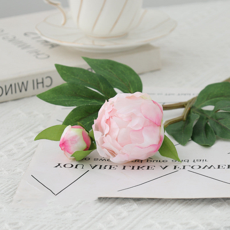 47 cm künstliche Seide-Pfingstrosenstängel – Für Hochzeit & Heimdekoration