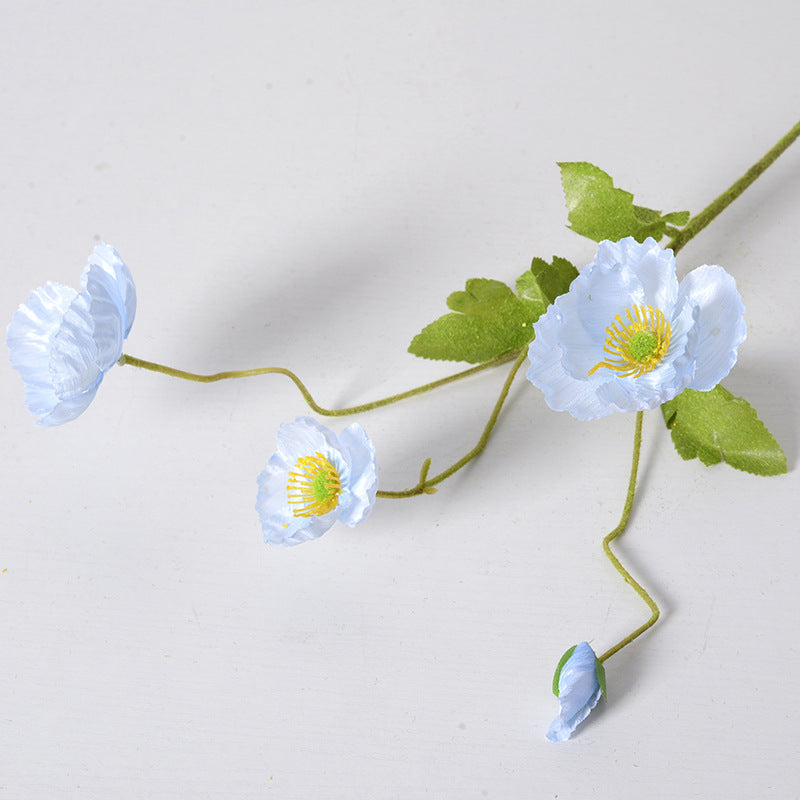 60cm künstliche Mohnblumen Realistische Kunstorchidee für Blumenarrangements, Home Decor, Bürodekoration, Hochzeitszentren, DIY-Projekte