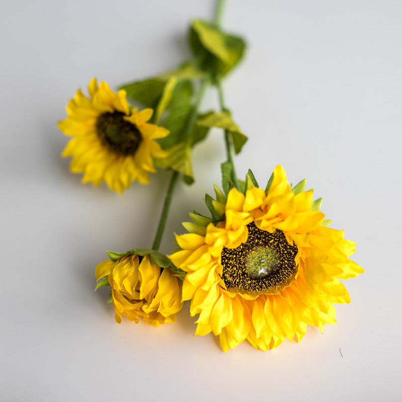 60cm künstliche Sonnenblume - Realistische Kunstblume für Blumenarrangements, Home Decor, Hochzeitsbuketen, DIY-Handwerksprojekte