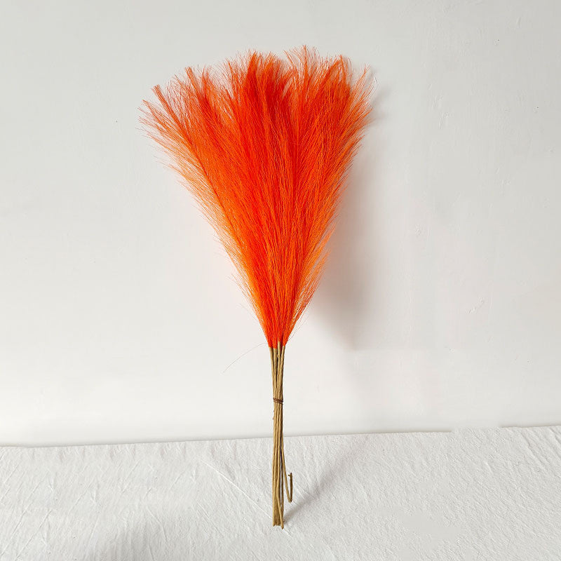 10 Stängel pro Bündel 55cm künstliches Pampasgras Schilf – Realistisches Kunstpflanzen für Arrangements, Home Decor, Wohnraumgestaltung & DIY-Dekoprojekte