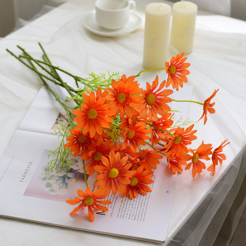 6 Stück 50 cm künstliche Gänseblümchen - Perfect für Oktoberfest & Hausdekoration