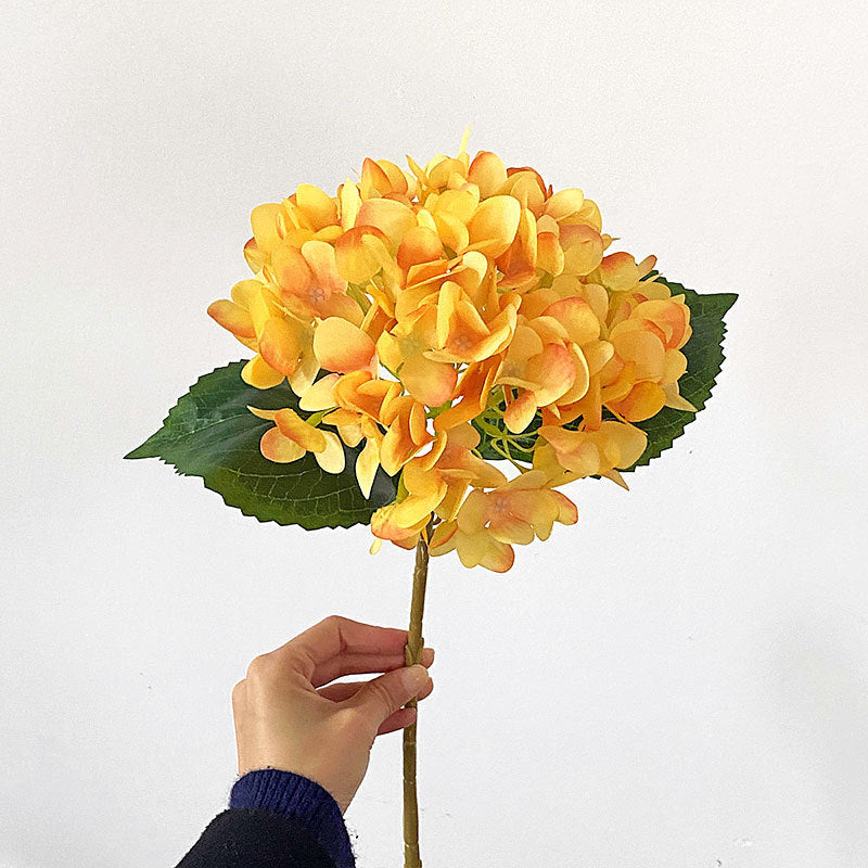 47 cm Künstliche Hortensien aus Seide | Künstliche Blumen für Heim- und Hochzeitsdekoration
