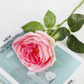 50 cm Maria Theresia Rosen mit Real-Touch-Stielen künstliche Blumen