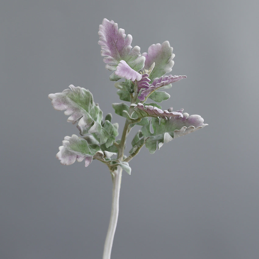 38cm Kunstblumen Silberblatt-Gänsefuß (Lamb's Ear)- Realistische Faserblumen Pflanze für Dekoration