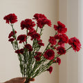 43 cm Kunstblume Nelke Busch mit 7 Stielen