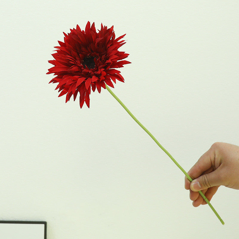 10 Stück 45 cm lange künstliche Gerbera-Blüten-Sträußchen – perfekt für Inneneinrichtung, Vase-Arrangements, Hochzeit, Party-Tischmitte und DIY-Blumen-Dekoration