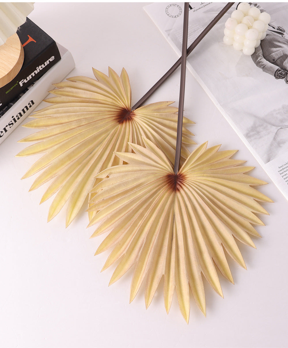 65 cm Künstliche Blumen Palmenschwertblätter & Touch-Fächerblätter