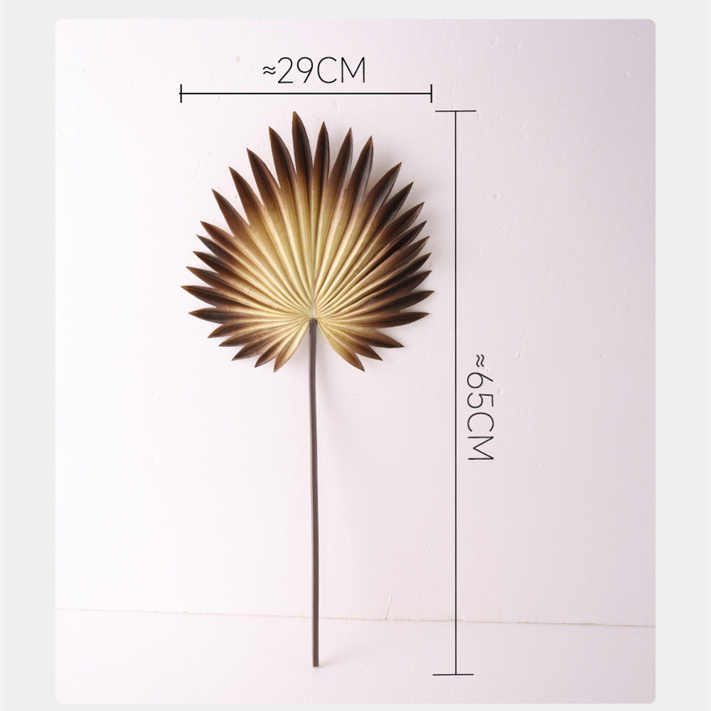 65 cm Künstliche Blumen Palmenschwertblätter & Touch-Fächerblätter