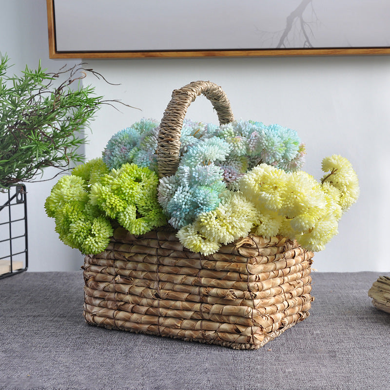 21cm Künstliche Sukkulente Mizikai-Fruchtstängel mit weicher Gummi-Oberfläche – für Hochzeits- und Heimdekoration