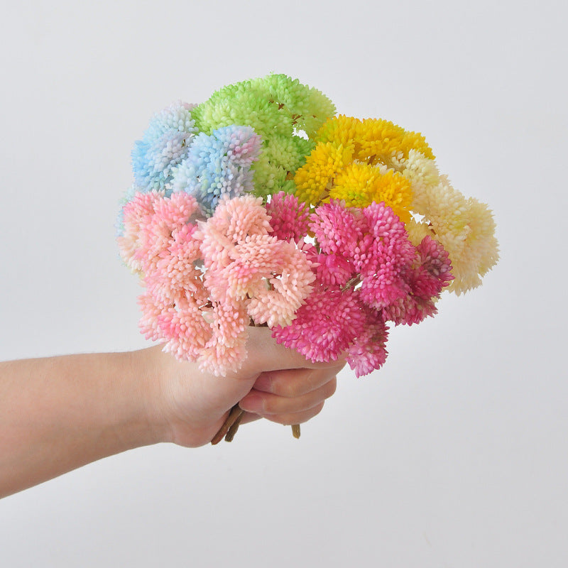 21cm Künstliche Sukkulente Mizikai-Fruchtstängel mit weicher Gummi-Oberfläche – für Hochzeits- und Heimdekoration