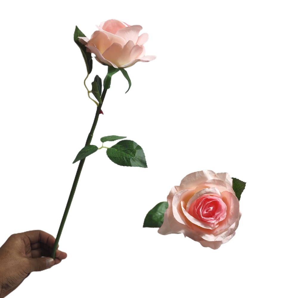 40 cm Künstliche Seidenrose | Silk Rose | Hochzeits- & Heimdekoration | 16 Farben