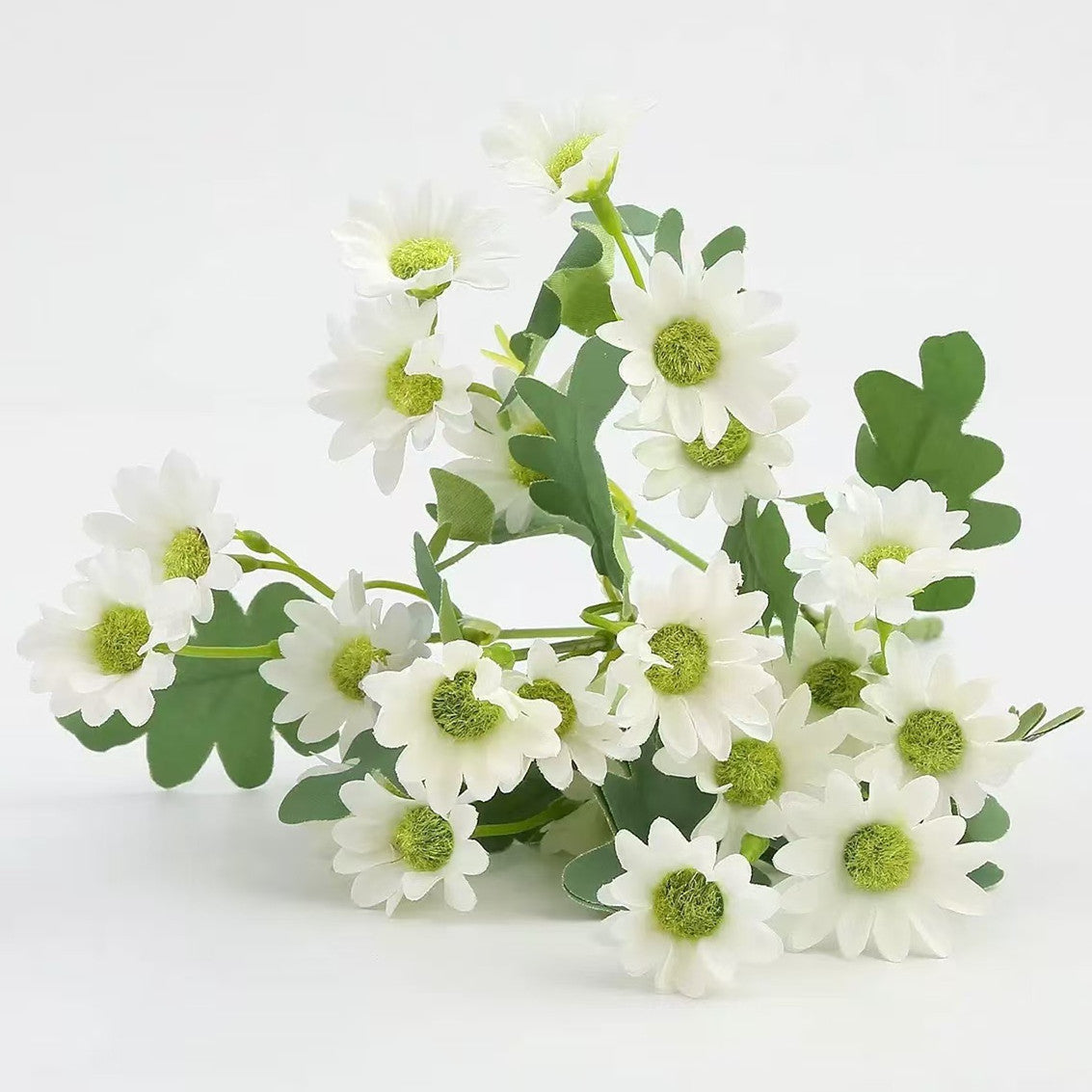 10 Bündel Draußen liegende künstliche Chrysanthemen mit UV-Schutz Außenblumen