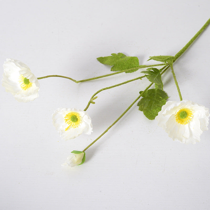 60cm künstliche Mohnblumen Realistische Kunstorchidee für Blumenarrangements, Home Decor, Bürodekoration, Hochzeitszentren, DIY-Projekte