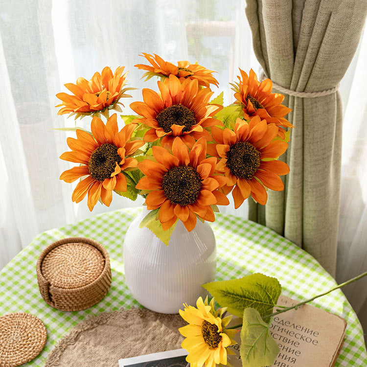 37cm Künstliche Sonnenblumen – für Hochzeits- und Heimdekoration