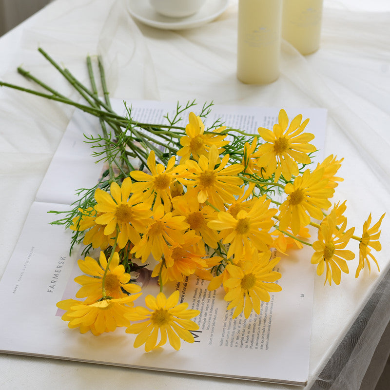 6 Stück 50 cm künstliche Gänseblümchen - Perfect für Oktoberfest & Hausdekoration